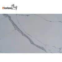 Horizon white-losas de cuarzo de alta calidad, losa de terrazo, 2cm, 3cm, para Cocina