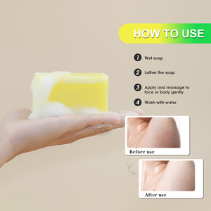 Logo personalizzato 120g saponi fatti a mano all'ingrosso sapone di <span class=keywords><strong>zolfo</strong></span> naturale sapone di <span class=keywords><strong>zolfo</strong></span> per lo sbiancamento della pelle - Product Image 6