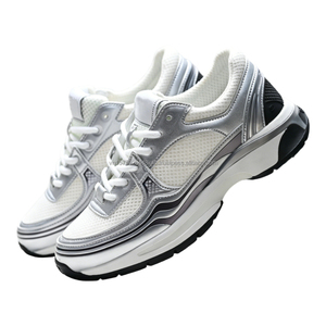Zapatillas Deportivas de Lujo para Mujer, Transpirables, Estilo Caminata, Parte Superior de Malla, Cierre de Cordones, Punta Redonda, Marca de Diseño, para Chicas - Product Image 1