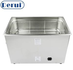 เครื่องทำความสะอาด28L อัลตราโซนิกพร้อมเครื่องตั้งเวลาทำความร้อนใช้สำหรับห้องทดลองอิเล็กทรอนิกส์เครื่องทำความสะอาดแบบอัลตราโซนิกอุตสาหกรรมพร้อมเครื่องกำจัดแก๊สเครื่องกวาดชีพจร - Product Image 3