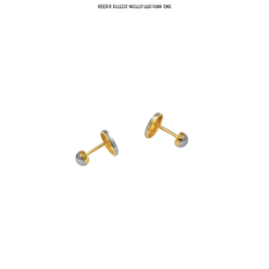 Orecchini a doppio uso Oil Drip Bagua, borchie in acciaio inossidabile, gioielli alla moda - Product Image 2