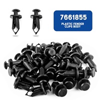 120 pièces de clips de carrosserie en plastique, rivets de carrosserie, goupilles à pression, attaches de carénage M6 M7 M8