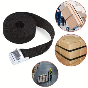 고강도 1 ''25mm 조정 가능한 캠 버클 스트랩 타이 다운 래싱 스트랩 래칫 타이 다운을 위한 내구성 있는 폴리에스터 웨빙 제작 - Product Image 6
