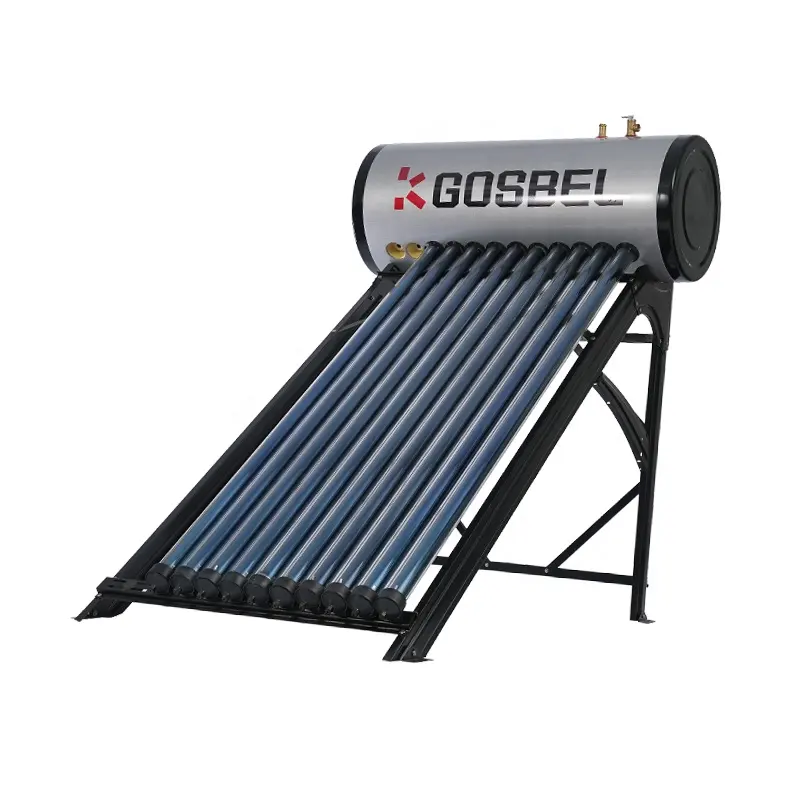 GOSBEL 120l tubi di vetro sottovuoto per scaldacqua solari ad alta pressione pressurizzati