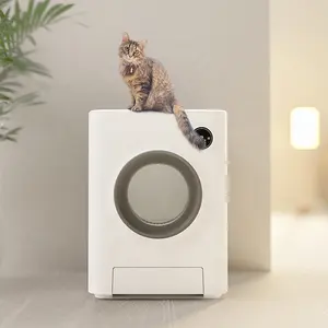 Automatische App-Bediening Kattenbak Voor Huisdieren Slimme Zelfreinigende Huisdierreinigende Kattenbakvulling Toiletdoos