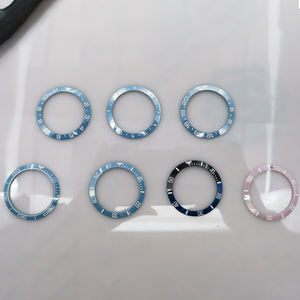 Bisel de Cerámica y Aluminio para Reloj Automático de 40 mm, Compatible con Insertos de 38 mm, Piezas de Relojería, Estilo SUB <span class=keywords><strong>GMT</strong></span>, Gran Venta - Product Image 2