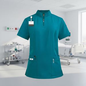 Conjunto de Uniformes Médicos para Hombre y Mujer, Ligeros, Transpirables, Suaves, con Logotipo Personalizado, de Alta Calidad, Venta al por Mayor - Product Image 1