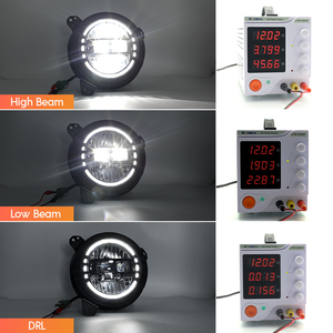 Faro de Halo redondo LED negro 5700K luz led para coche Ojos de Ángel 9 pulgadas faro LED <span class=keywords><strong>King</strong></span> <span class=keywords><strong>Kong</strong></span> - Product Image 4