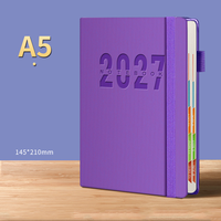 Carnet de notes A5 personnalisé avec logo, agenda 2027, journal quotidien, fournitures de papeterie promotionnelles
