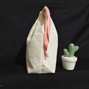 Sac en toile épaisse en gros, sac cadeau, sac à bijoux en coton avec logo - Product Image 3