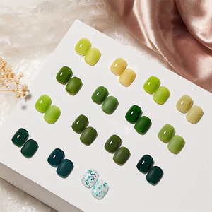 AILANUO - Esmalte de Uñas en Gel de 12 Colores, Serie Verde Degradado, Base de Gel Básica, Sin HEMA, Gel UV para Uñas, OEM ODM - Product Image 2