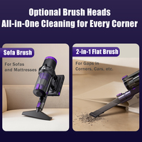Aspirateur balai sans fil en gros, 3 modes réglables, accessoires détachables, autonomie de 55 minutes, batterie amovible