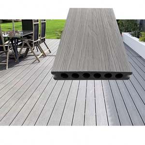 Nouvelle conception 140*25mm Planche de terrasse extérieure en matériau WPC Composite bois-plastique pour SHENGCHENG - Product Image 1