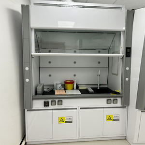 מערכת פליטה משולבת עם מגן אדים מודרני מפלדה עם משטח עבודה, ריהוט למעבדות חינוכיות בבתי ספר ובתי חולים - Product Image 3