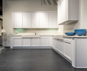 Moderno clásico de alta calidad de madera maciza gabinetes de cocina laca acrílico puerta Panel grifo cajón deslizante fregadero Backsplash MDF - Product Image 3