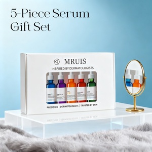 Toptan 5 Parça Kırışıklık Karşıtı Serum Hediye Seti C Vitamini 10 B3 Niacinamide Fransız <span class=keywords><strong>B5</strong></span> Cilt Aydınlatıcı Akne İzlerini Giderici Parlaklık Artırıcı - Product Image 2