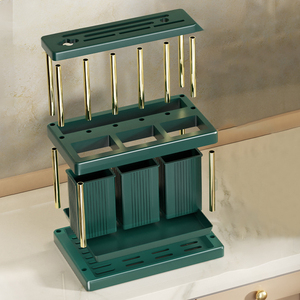 Organizador de Utensilios de Cocina Multifuncional, Ahorrador de Espacio, Escurridor de Cubiertos de PP para Secar Platos, Vajilla y Uso Doméstico - Product Image 4