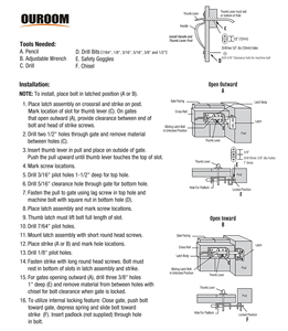 Nhiệm Vụ Nặng Nề Tự Khóa Ngón Tay Cái Cổng Chốt Cho Hàng Rào Bằng Gỗ Chốt Với Xử Lý Ngón Tay Cái Chốt Phần Cứng - Product Image 6