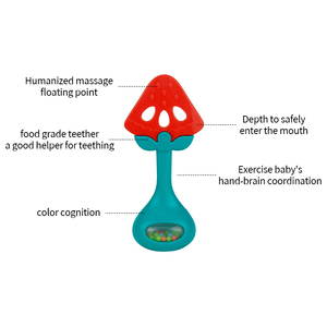 Sonajas Nhựa Silicon Cầu Vồng Cho Bebes Lắc Tay Cho Bé Chuông Lắc Tay Làm Dịu Bộ Quà Tặng Cho Trẻ Em - Product Image 2