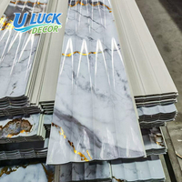 Panel Dinding PVC WPC Beralur Motif Kayu Dekoratif Interior Pelapis Dinding TV Kamar Tidur Ruang Tamu