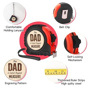 <span class=keywords><strong>Cinta</strong></span> Métrica Personalizada <span class=keywords><strong>con</strong></span> Logotipo, Regalo para Papá, Grabado Láser en Madera, <span class=keywords><strong>Cinta</strong></span> Métrica en Blanco para Artesanos y Carpinteros - Product Image 3