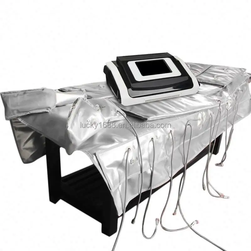 3 в 1 с косметическим эффектом воздушного давления EMS физиотерапии Инфракрасный обогрев для похудения лимфодренаж для избавления от зависимостей, одеяло