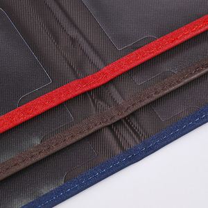 Housse de passeport en cuir PU personnalisée avec logo imprimé, bon marché, avec paillettes brillantes - Product Image 4