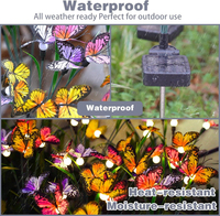 Schwankende Schmetterling Landschaft Beleuchtung Yard Patio Pathway Outdoor Decor Solar Garten Licht für Yard Patio Pathway Dekoration