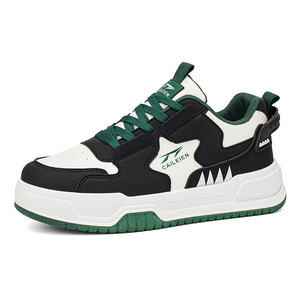 Men's Shoes 2025 New Breathable Leather Skateboarding Shoes Thick Sole Sports Breathable Casual Shoes Youth Walking Style Shoes - Product Image 5