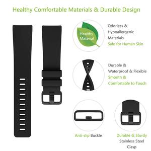 Pour Fitbit Versa2 Sangles En Caoutchouc Silicone <span class=keywords><strong>Bracelet</strong></span> Sport Montre Intelligente Pour Fitbit <span class=keywords><strong>Versa</strong></span> 2/<span class=keywords><strong>LITE</strong></span> <span class=keywords><strong>Bracelet</strong></span> - Product Image 3