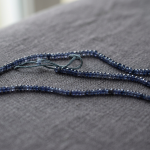 Perles de pierres précieuses naturelles vertes facettées en forme de rondelle, taille personnalisée, écologiques, pour bracelets, en gros - Product Image 3