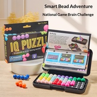 Jeu éducatif Pyramide de la Sagesse : Défi IQ pour les 5 ans et plus, jeu de société en plastique avec perles d'intelligence