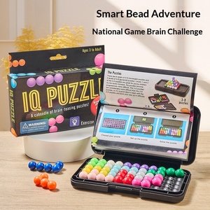 Jeu éducatif Pyramide de la <span class=keywords><strong>Sagesse</strong></span> : Défi IQ pour les 5 ans et plus, jeu de société en plastique avec perles d'intelligence - Product Image 4