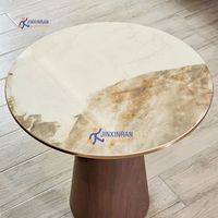 Nouvelle table basse en métal simple et élégante pour salon, design moderne minimaliste