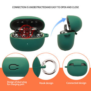 Étui de protection pour écouteurs, étui en silicone pour écouteurs <span class=keywords><strong>HONOR</strong></span> LCHSE 2 Pro, écouteurs sans fil TWS, coque pour <span class=keywords><strong>Airpods</strong></span> Pro - Product Image 2