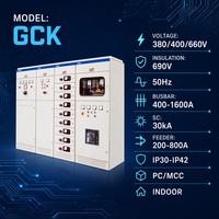 Caja de Distribución de Bajo Voltaje (400V) Personalizable con Interruptor Extraíble, 30kA 1600A 5000A, Barra Colectora Principal, IP42, PC MCC, Industrial y Comercial