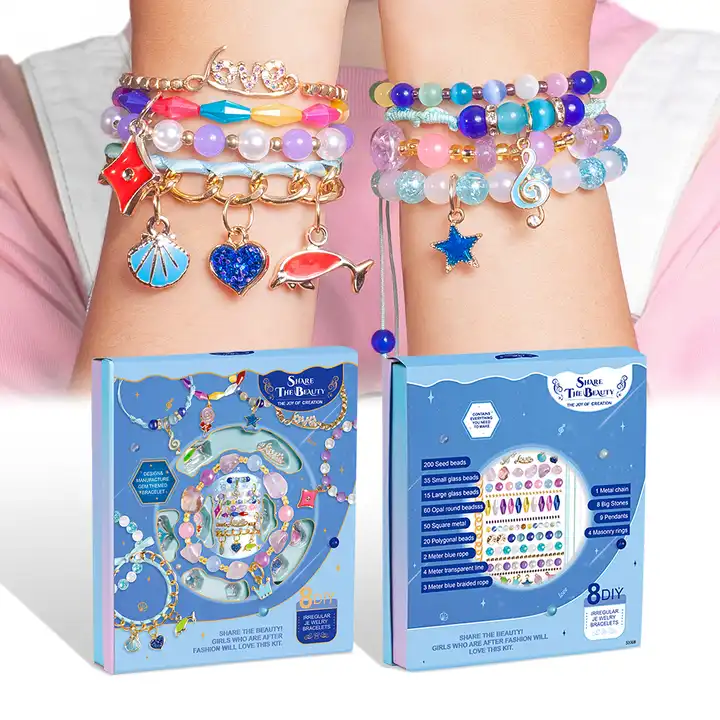 Amazon.com: TAODUDU Girls Gifts Charm Bracelets Making Kit 112PCS, Jewelry  Making kit for Girls DIY Craft Kits,Birthday Presents Teenage Girls Gifts  Age 5 6 7 8 9 10 11 12 Christmas Gift