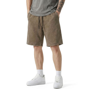 Pantalones Cortos de Mezclilla Personalizados para Hombre, Estilo Urbano de Verano, Pantalones Cortos Vintage Negros, Jeans Casuales de Moda para Hombre - Product Image 1