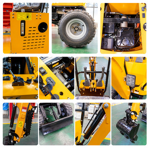 Excavatrice sur pneus HIGHTOP 1 tonne HT10L, équipement de construction compact multi-usages - Product Image 4