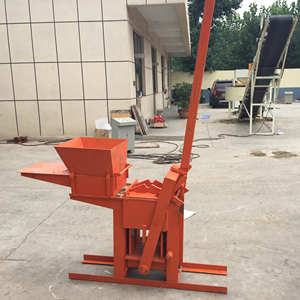 Qmr2-40 tay tay hoạt động đất sét lỗ đất Khối Máy làm gạch lồng vào nhau giá máy - Product Image 4