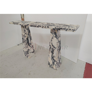 Newstar Home Furniture Calacatta Viola <strong>Marble</strong> <strong>Console</strong> <strong>Table</strong> Entryway Hallway <strong>Table</strong> Luxury Italian <strong>Marble</strong> <strong>Console</strong> <strong>Tables</strong> - Product Image 3