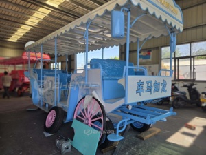 รถม้าชมวิวไฟฟ้าใหม่ รถม้าชมวิวแบบกำหนดเอง รถม้าชมวิวราคาประหยัด รถไฟฟ้าราคาถูก บริการขนส่งพิเศษ - Product Image 2