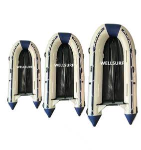 Bote Inflable Portátil para 3 Personas, Serie Raft, con Remos de Aluminio, Bote de Pesca, Bote Inflable Portátil para 3 Personas - Product Image 1