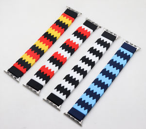 Reemplazo de correa de reloj de moda de silicona HMJ 44 38 mm correa de reloj inteligente Jelly Splicing Colorblock Band para <span class=keywords><strong>Apple</strong></span> <span class=keywords><strong>Watch</strong></span> - Product Image 3