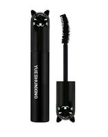 Tête de chat de dessin animé personnalisée, tube de mascara creux en plastique, matériau ABS, bouchon à vis, eye-liner, croissance des cils, cosmétiques liquides