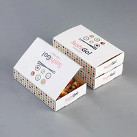 Boîte d'emballage de sushi avec logo de taille personnalisée Boîte de papier alimentaire à emporter Boîte à sushi ondulée en papier cadeau de luxe