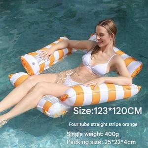 Nhà Máy Bán Hàng Trực Tiếp New Vuông Lưới Nổi Giường Võng <span class=keywords><strong>Inflatable</strong></span> Không Khí Hồ Bơi Nổi Giường Dành Cho Người Lớn Nước Nệm - Product Image 5