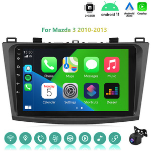 วิทยุติดรถยนต์ระบบ <span class=keywords><strong>Android</strong></span> 13 พร้อมระบบนำทาง GPS หน่วยความจำ 2+32G สำหรับรถยนต์ Mazda <span class=keywords><strong>3</strong></span> BL ปี 2009-2013 รองรับ Carplay, <span class=keywords><strong>Android</strong></span> Auto, WiFi และกล้องมองหลัง พร้อมเครื่องเล่น DVD - Product Image 1