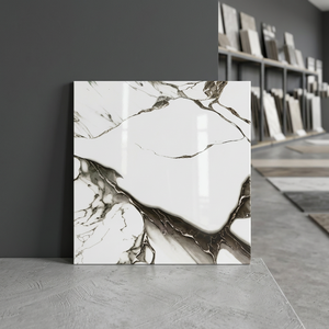 Carreaux de sol en céramique mate de style rustique indien 40x40cm, aspect bois, porcelaine numérique, pour cuisine, salle de bain, intérieur - Product Image 2