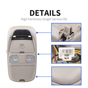 Ensemble d'éclairage de dôme 55350657 pour Dodge Ram 1500 2500 1998-2002, éclairage intérieur en plastique avec écran LCD - Product Image 2
